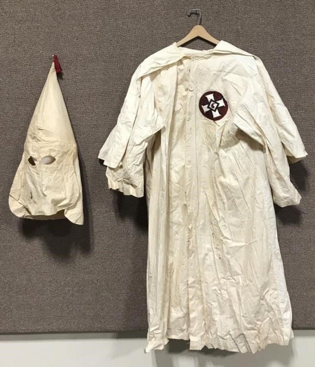 KKK hood and robe.