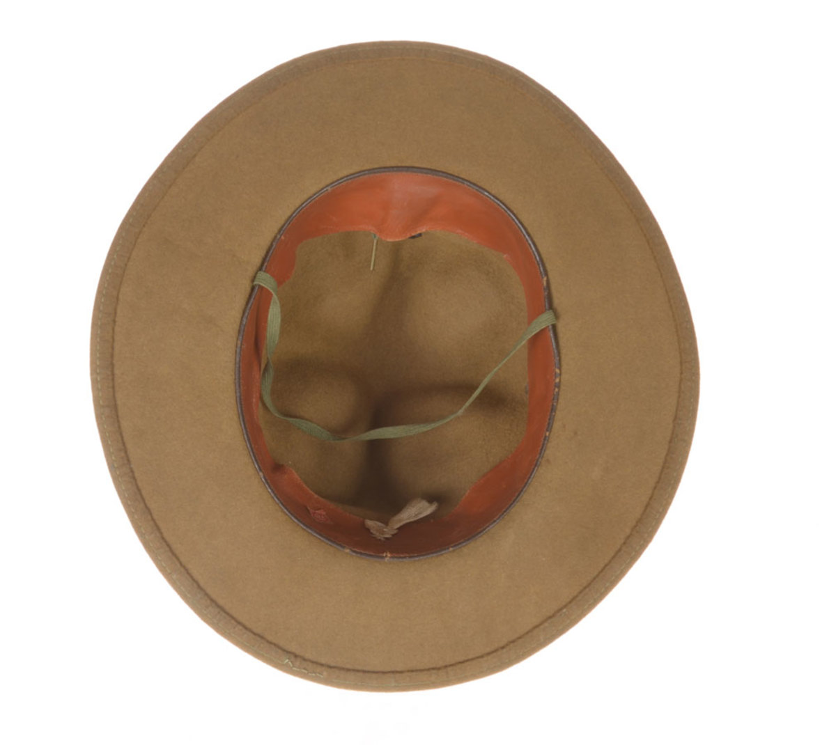 The turned over and stitched brim is the most obvious characteristic of the P1912 hat.
