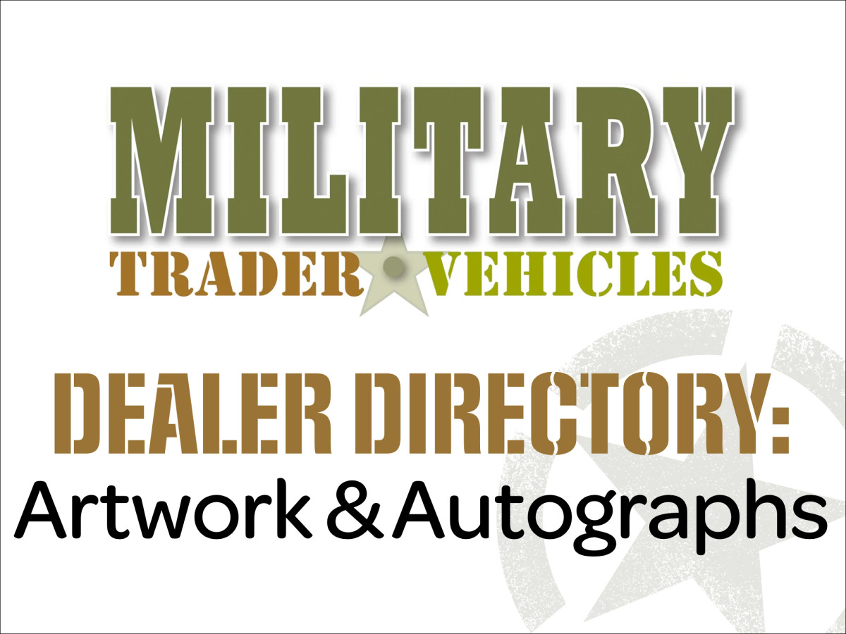 Military Trader's Artwork & Autographs Dealer Directory