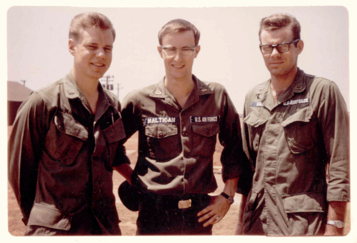L-R: Intelligence team Roger Vandyken, John Haltigan, and Carl Kunz