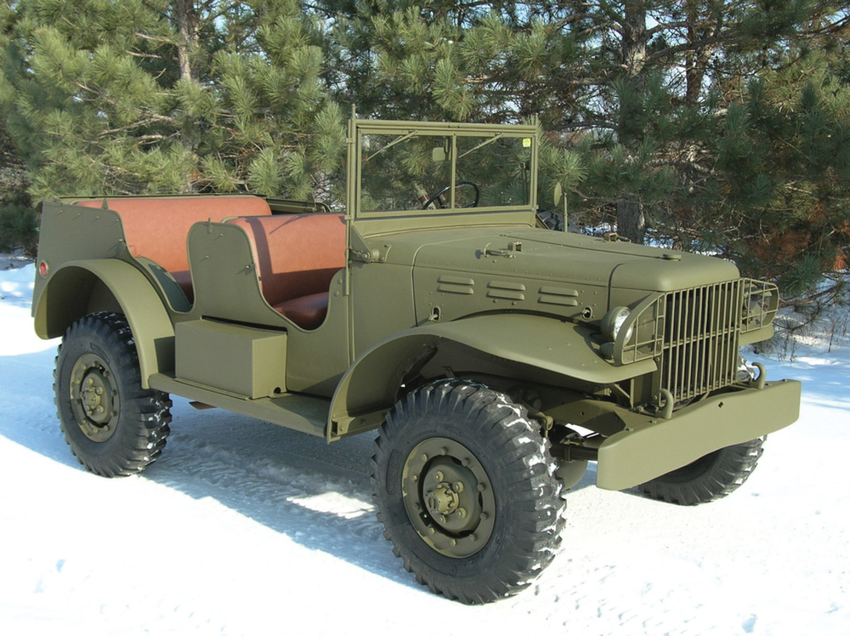 The WC-58 is the scarcest of the Dodge 3/4-ton command-type vehicles. Restored by John Ferguson