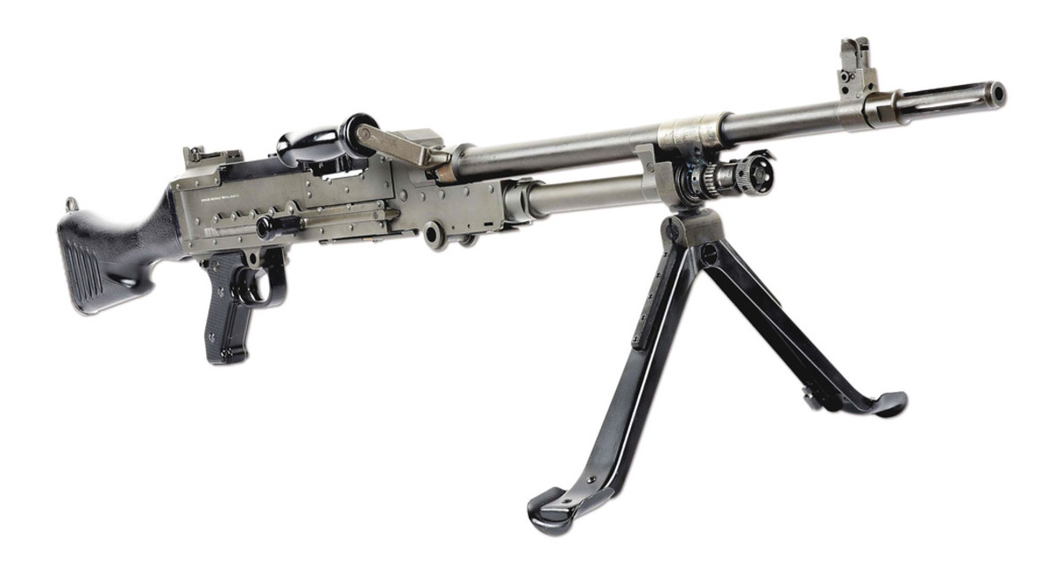 Exceptional Fabrique Nationale FM Mag 58 (FN 60-20) general-purpose machine gun, of a type that is extremely scarce in the NFA Registry. Requires BATF approval prior to transfer and available only to active FFL/SOT dealers as a pre-1986 dealer’s sample.