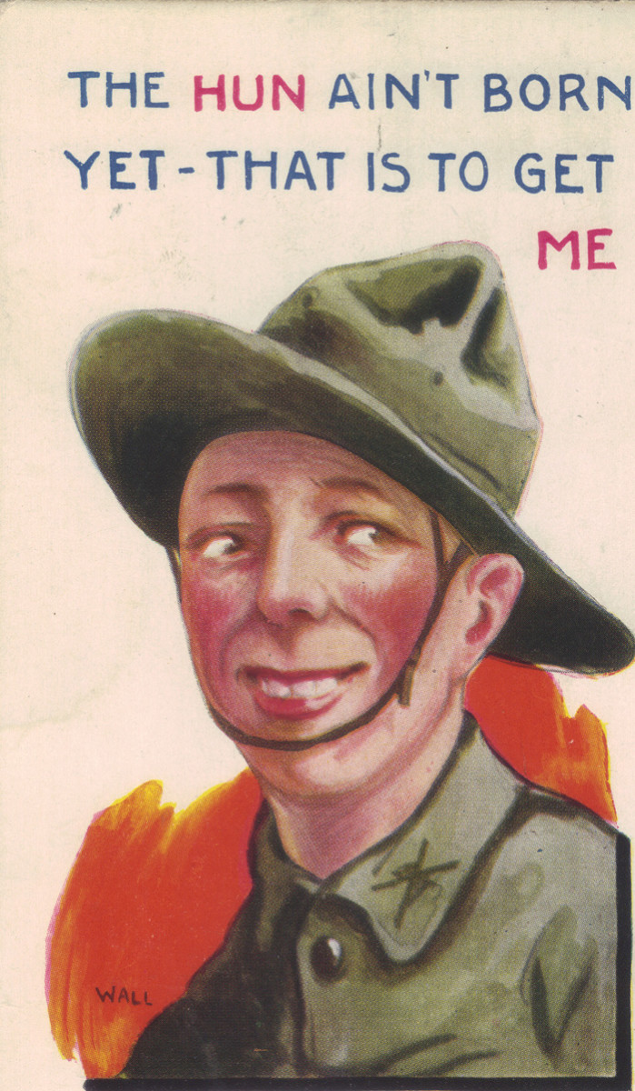 Too many WWI collectors become fixated on a handful of a US WWI units. Besides the 2nd, 3rd, or 82nd Divisions, there were a host of other units that left a trail of interesting — if not as valuable — artifacts behind. For example, this postcard is a “double winner.” It was written by a soldier in the 69th Infantry Regiment/10th Division (Camp Funston) to a relative in the 44th Infantry Regiment/13th Division (Camp Lewis) in August 1918.