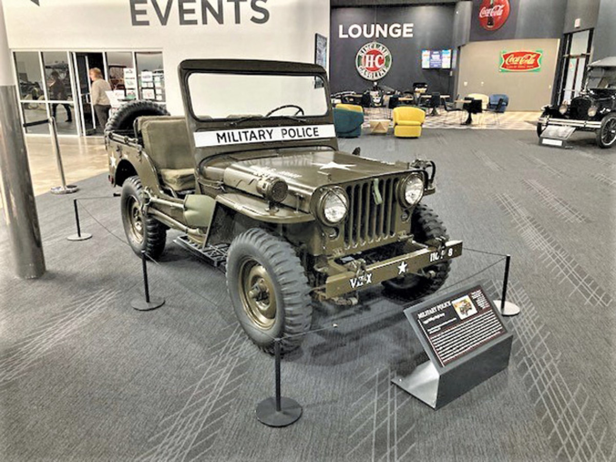 1952 M38 Willys Military Police jeep owned by CSM (Ret) Lowell May and Janice May.