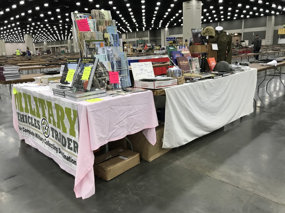 Military Trader and Vehicles booth at the 2019 Show of Shows