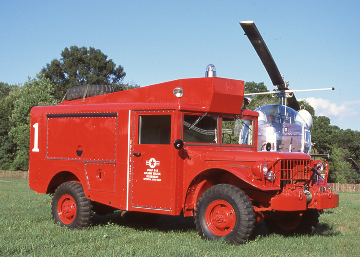 This M56 R-2 1953 Crash Truck restored by Mike Feathers,