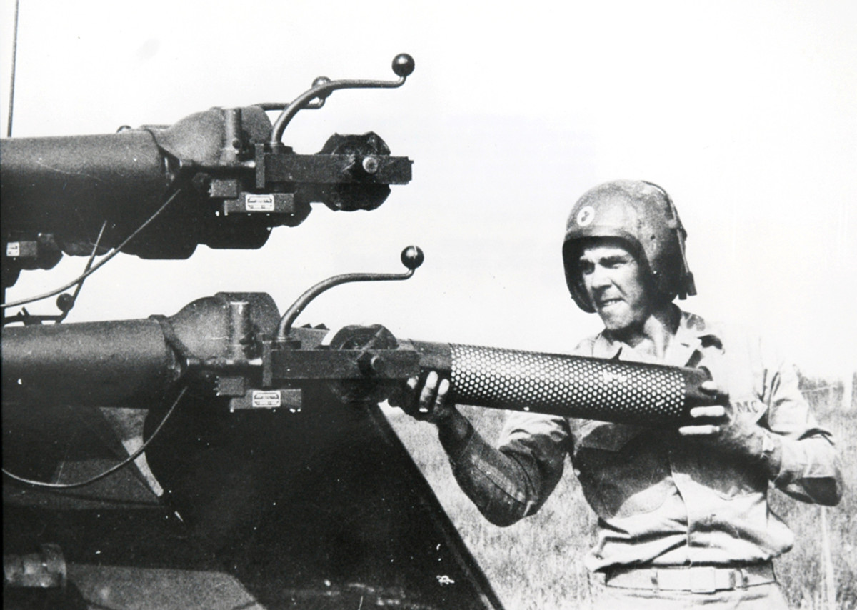 Probably the biggest drawback to the Ontos was the requirement that a crewman exit the vehicle to reload the main guns. The 38-lb. 106mm round had a maximum effective range of 3,000 yards.