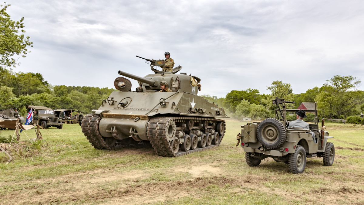 From jeeps to tanks...see real WWII vehicles in action at the WWII Weekend!