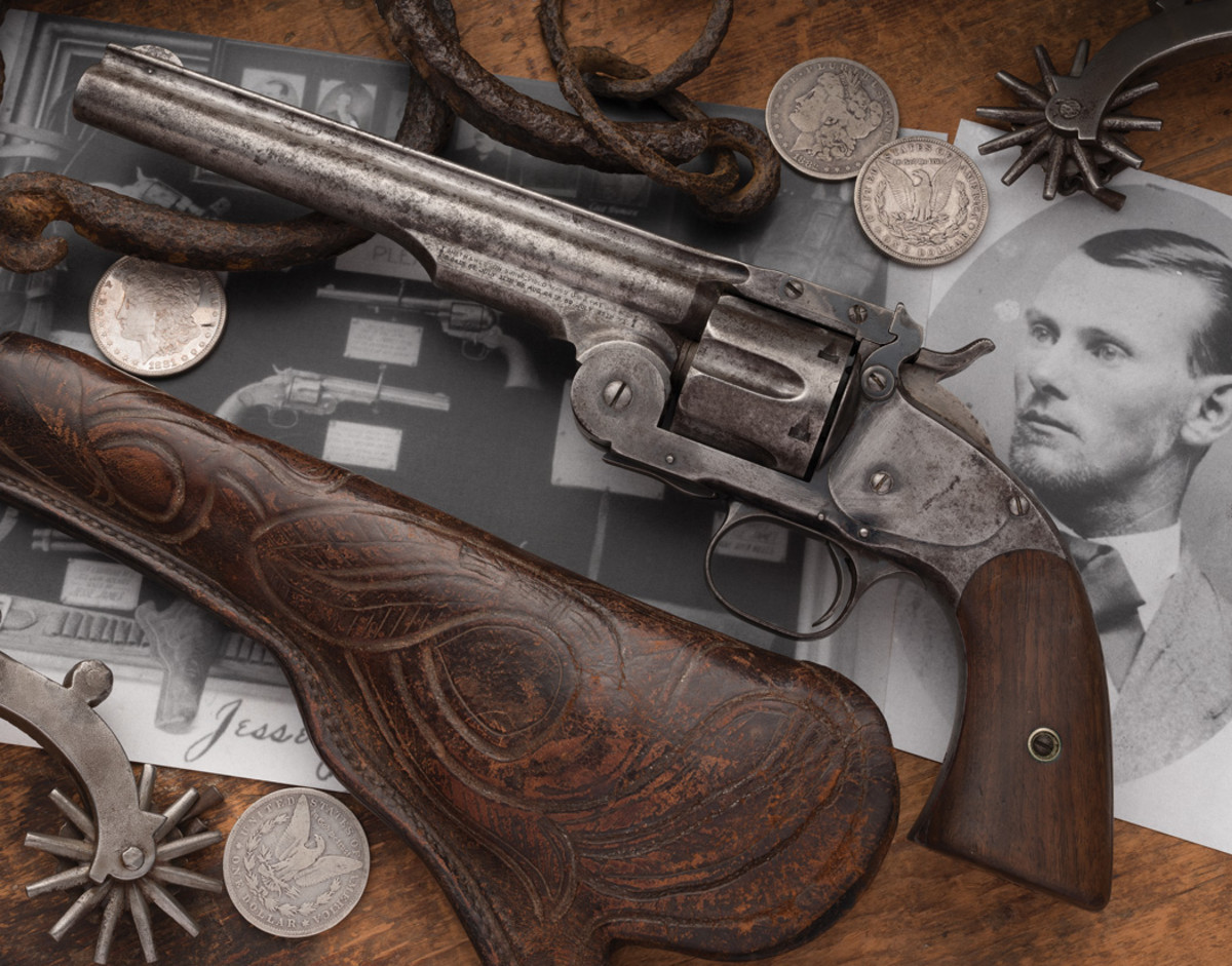 Outlaw Jesse James Attributed Smith & Wesson Schofield & Holster
