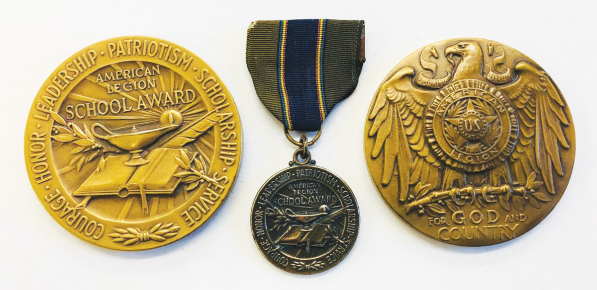 The type 6 American Legion Award was a major design change and considered a unisex design.