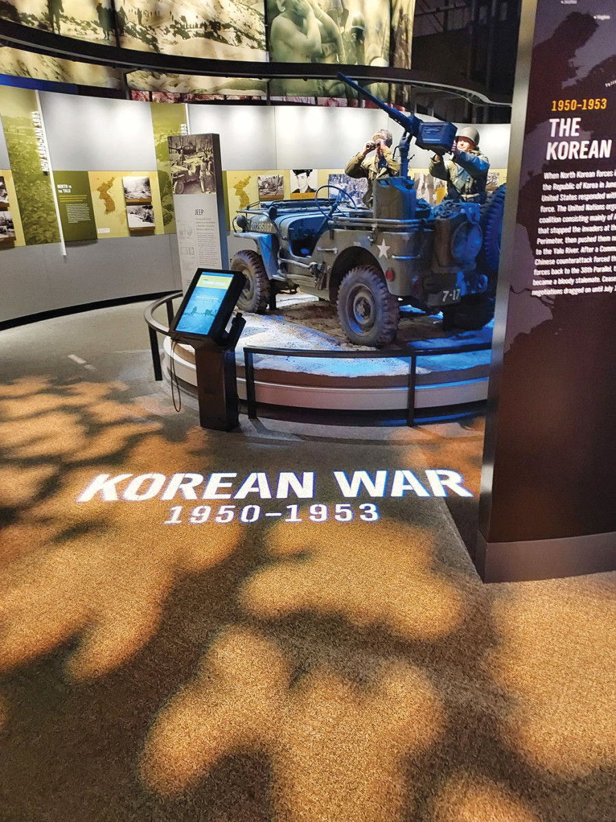 Though not a “vehicle” museum, the facility does have a number of historically important Army vehicles including this Korean War-era Jeep within its collection.