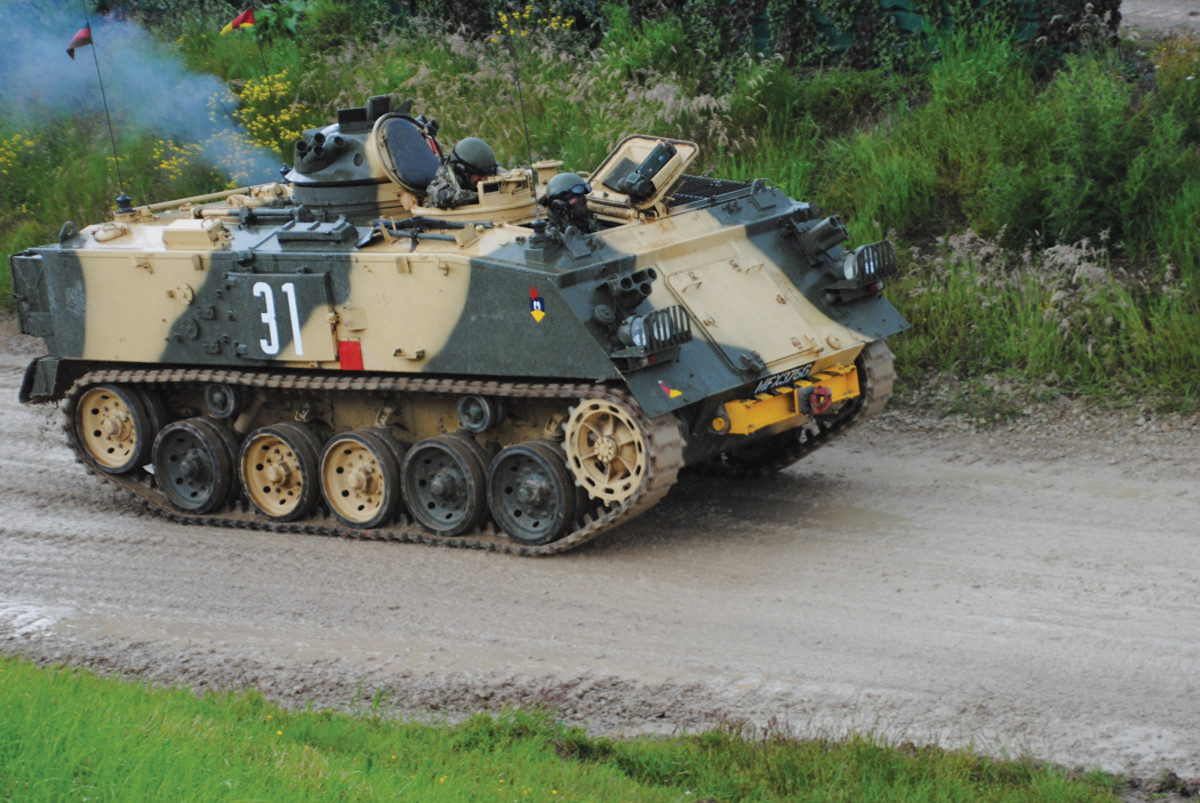Another FV432 during the Tank Museum’s annual Tankfest Show.