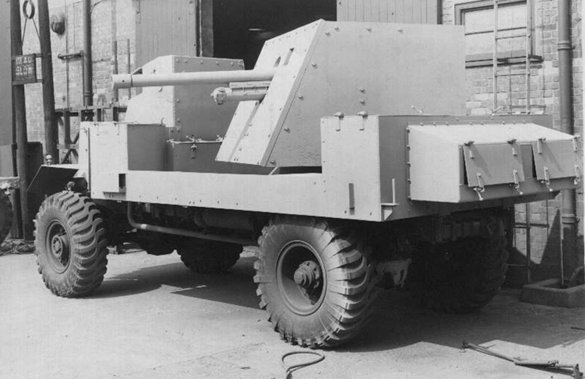 The AEC Mk I Gun Carrier, known as Deacon, was an attempt to make the QF 6 pounder anti-tank gun into a self-propelled artillery piece. It was employed only during the North African Campaign from 1942 to 1943.