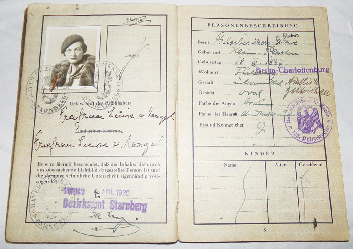 Baroness Luise Von Nagel traveled extensively through Eastern Europe from 1936 to 1939. Interestingly, she left Poland days before the German invasion in September, 1939.