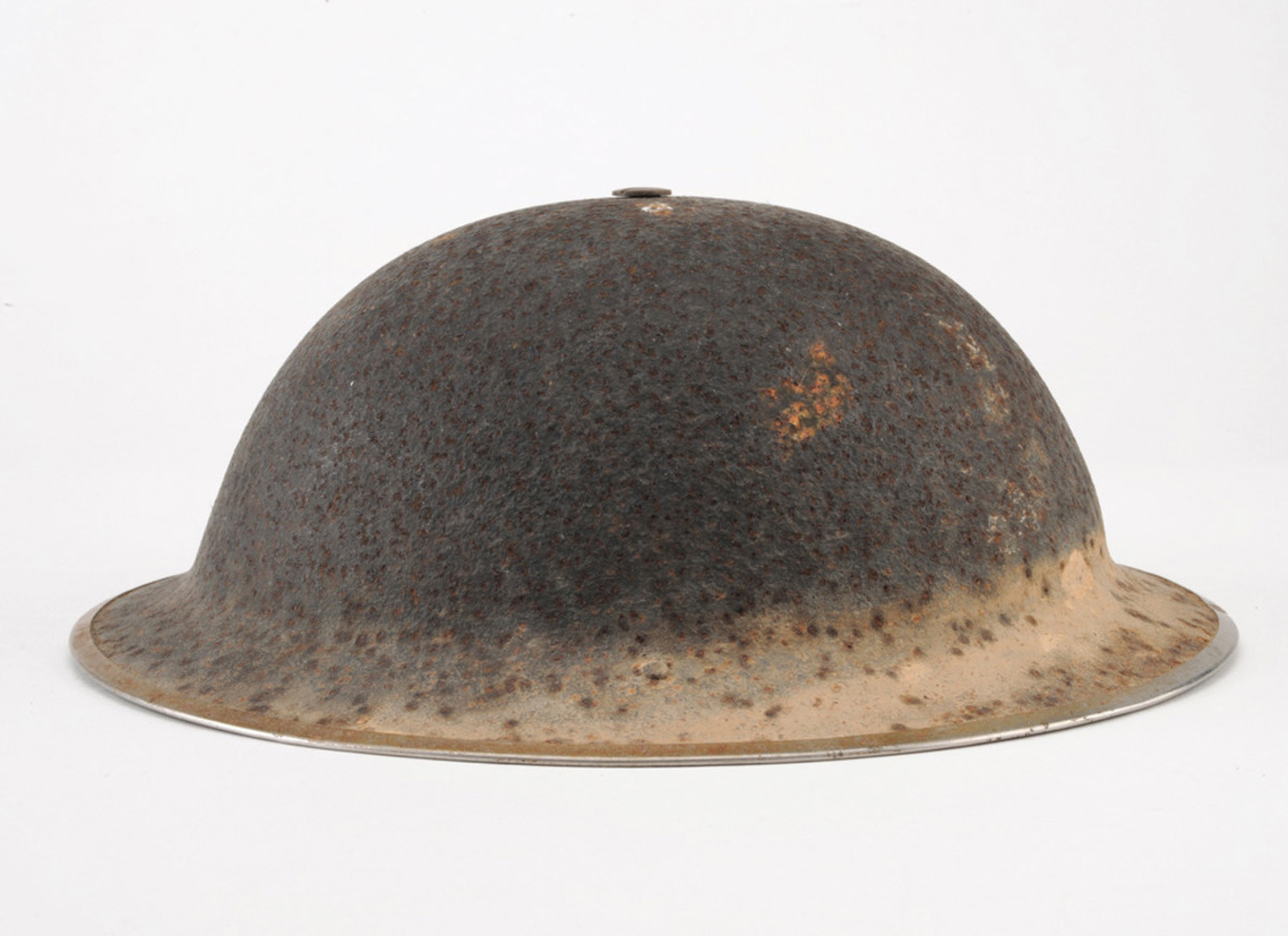 British 8th Army Helmet found in open desert up towards the Coast Road.