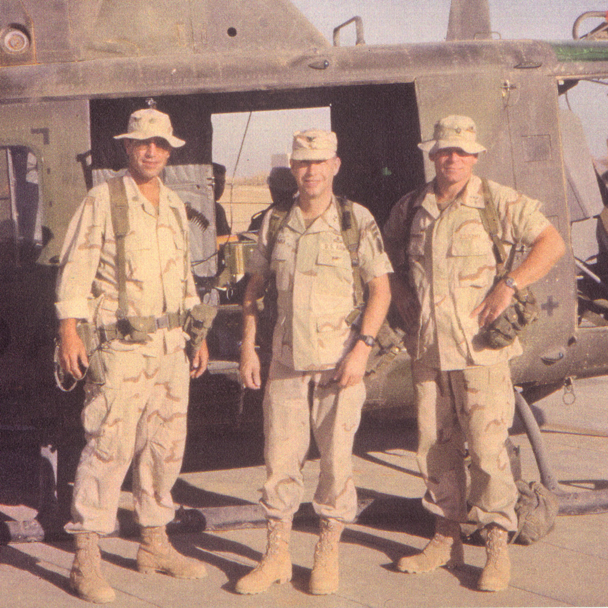 The author in Somalia – this deployment precluded a further staff ride to El Alamein. (Photo Courtesy Al Barnes and Kevin Born from “Desert Uniforms, Patches, and Insignia of the US Armed Forces.”