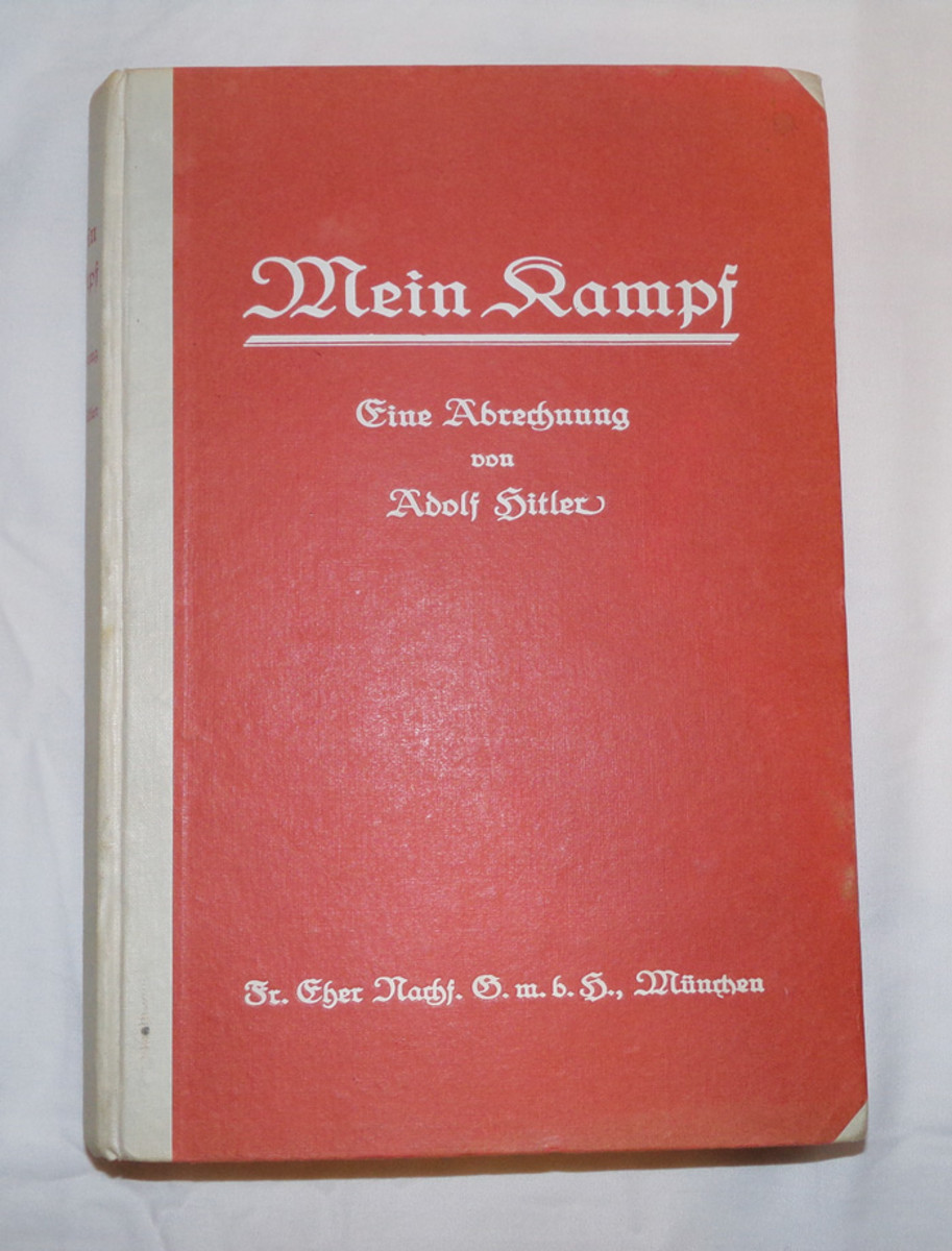 1st edition, 1st printing, 1st volume 1925 Mein Kampf.