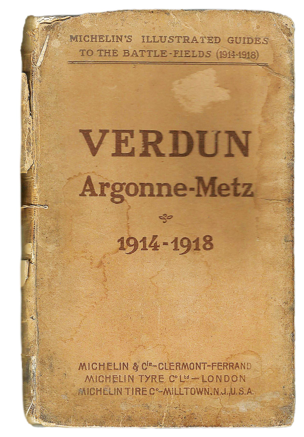 I could not resist this copy of one of the earliest post-war guide books covering the Verdun sector and American battlefields of 1918.