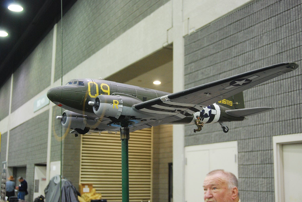 A Douglas C-47 Skytrain would be the ultimate item for any WWII U.S. Army airborne collector, but few are in private collections. This scale model was the next best thing!