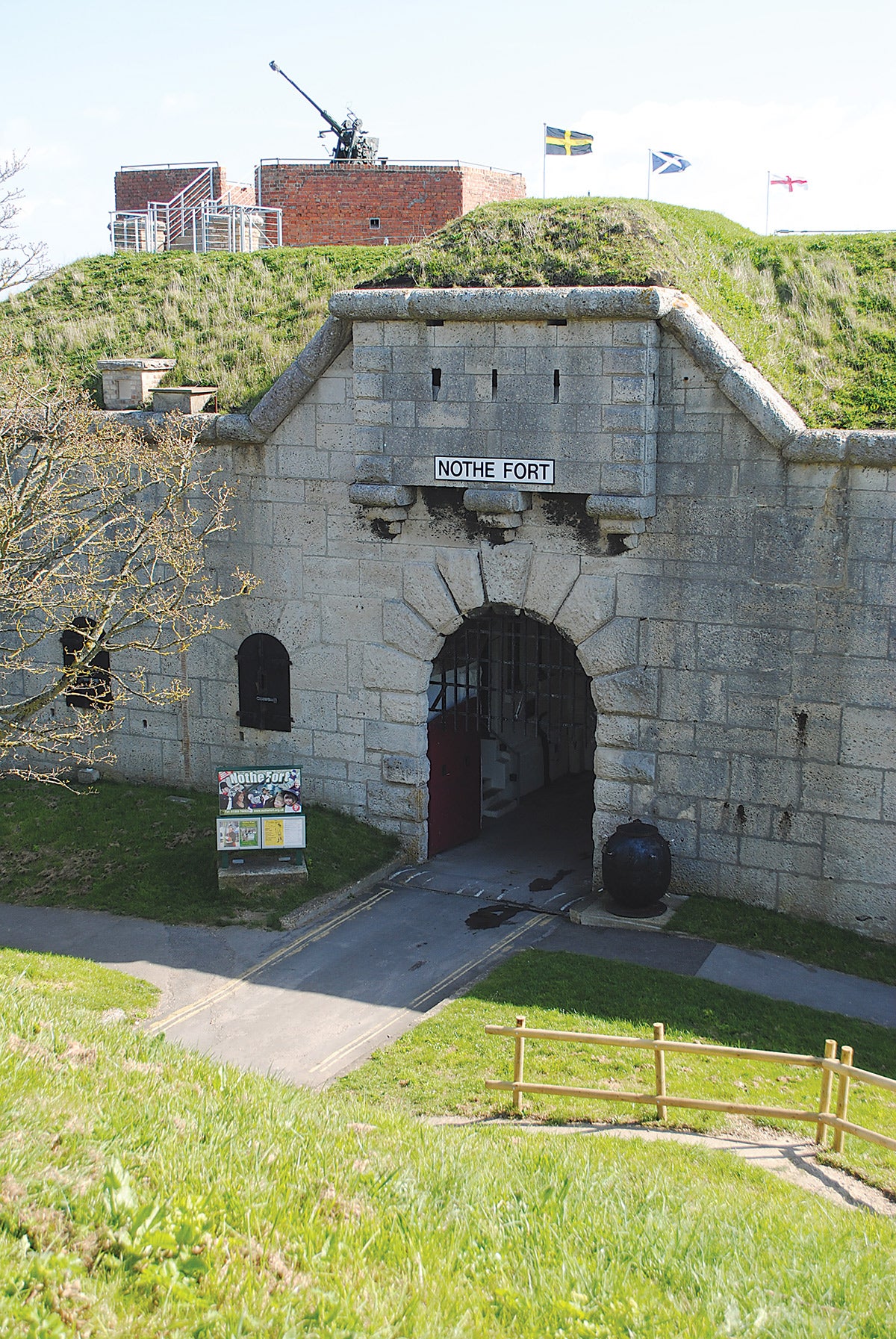 Nothe Fort has a long military history, but never saw any combat.