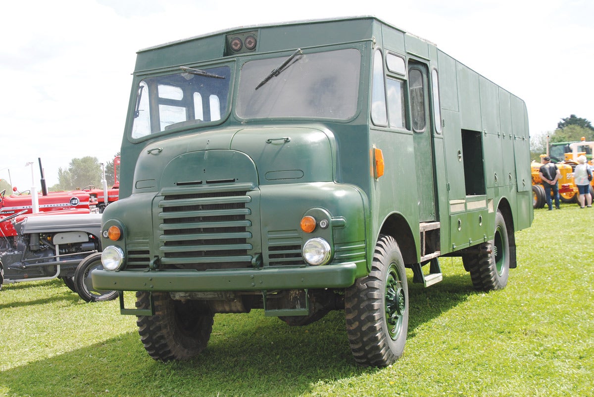 This RLHZ version of the Green Goddess fire truck is in a very basic condition.