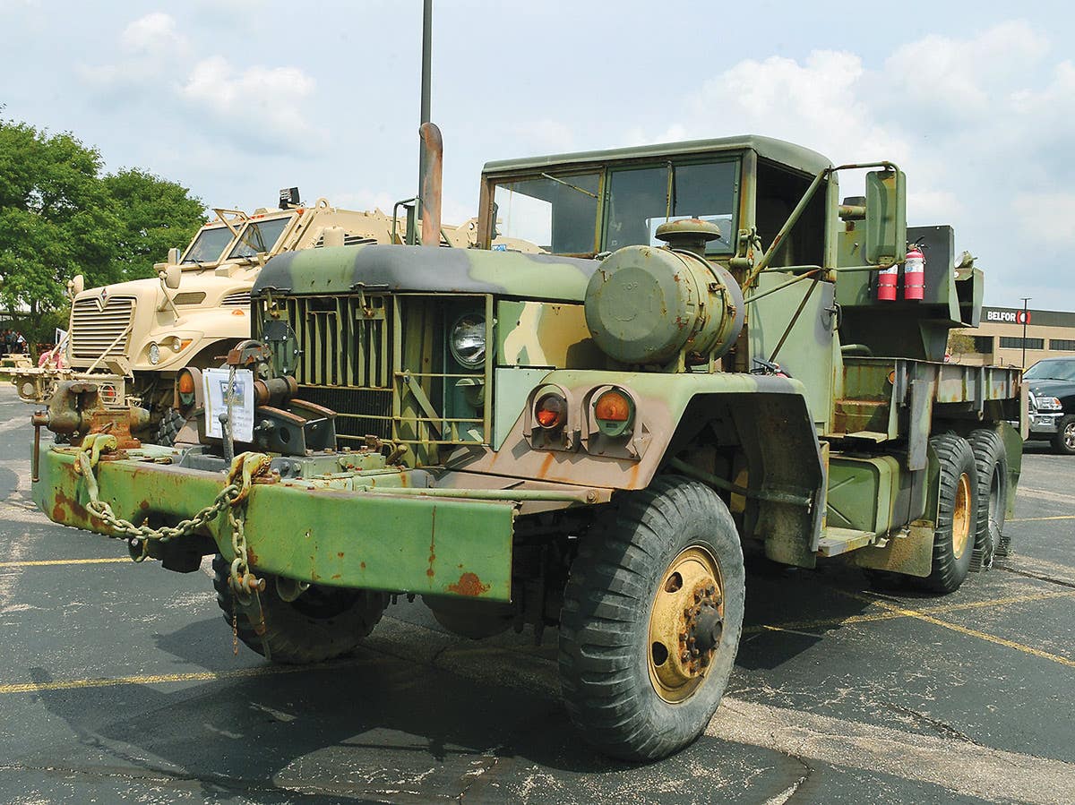 Terry Shelswell arrived with his 1980 M816 Wrecker powered by a Cummins NHC-250 diesel.