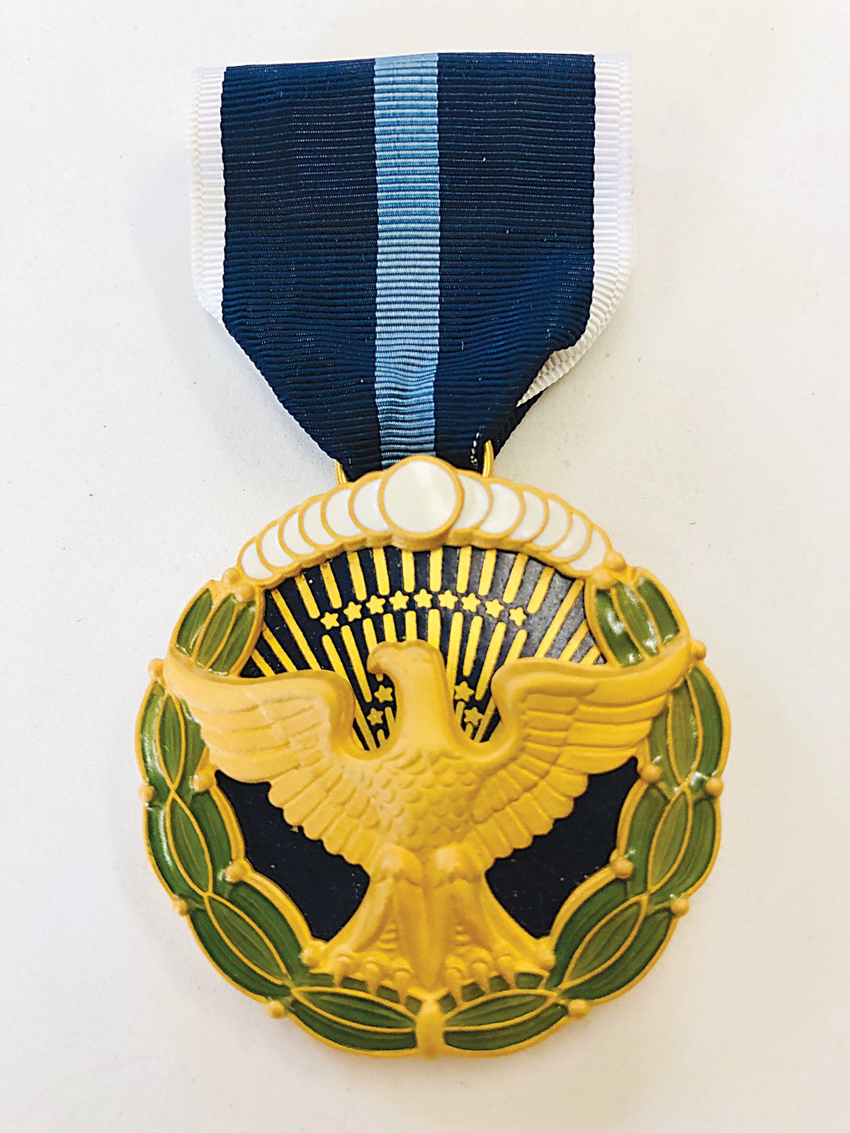 : The Presidential Citizen Medal has a gold reverse with room for engraving the awardee’s name.