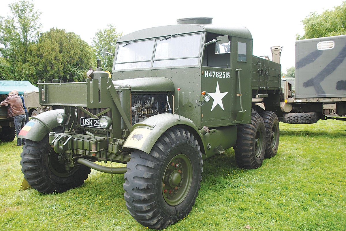 A pristine example of a fully restored Scammell Pioneer.