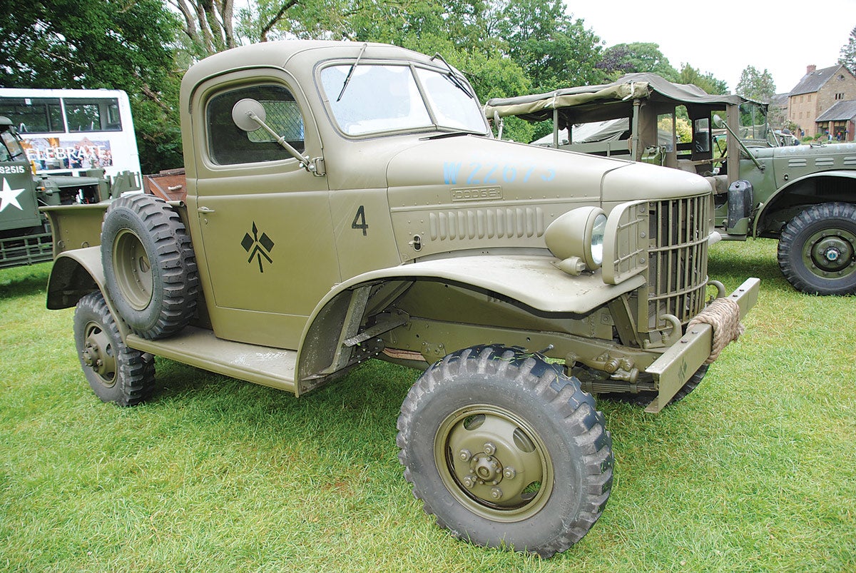 This Dodge 2.5-ton 4x4 truck was looking factory-fresh.