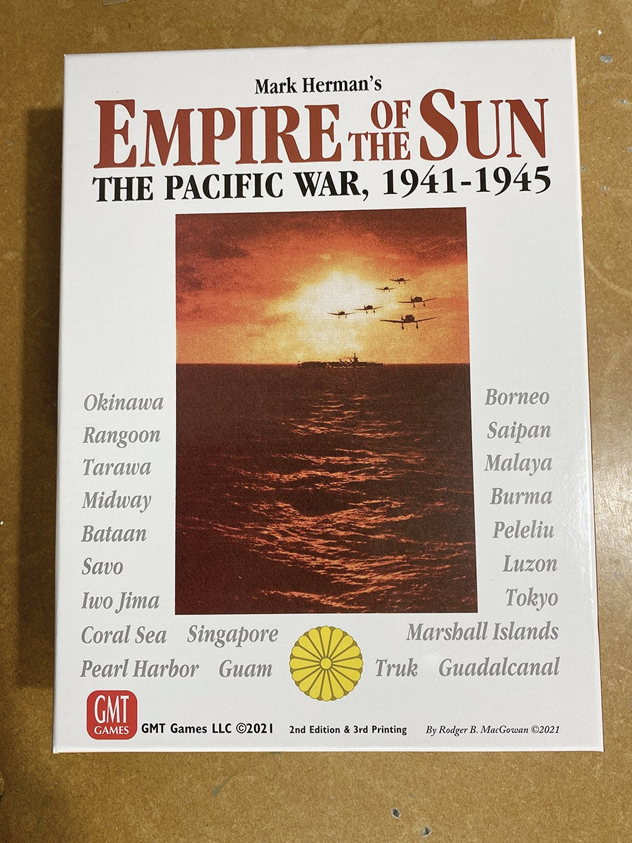 “Empire of the Sun” proved another success for Mark Herman and GMT, bringing the complexity of the Pacific Campaign to life.