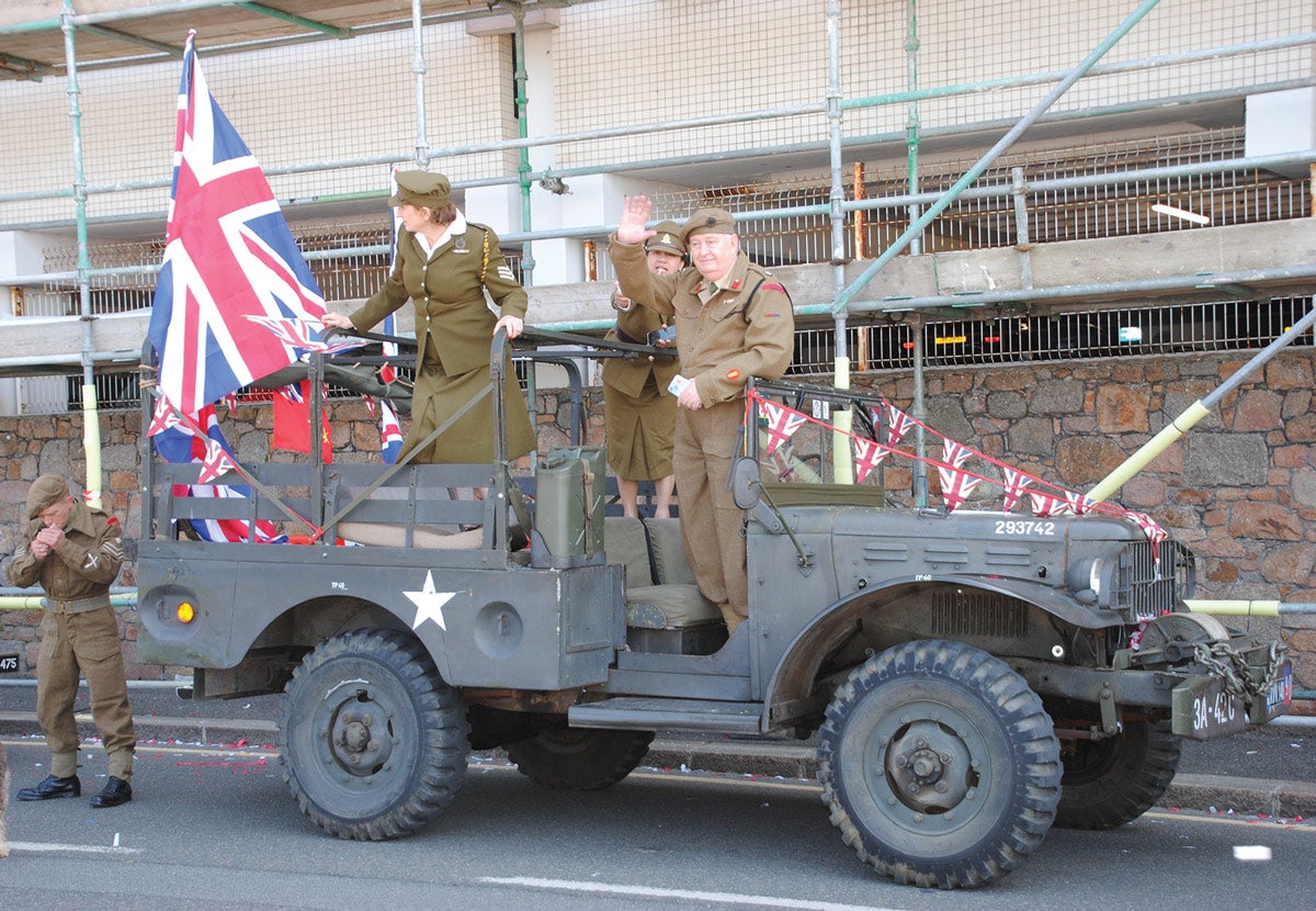 This WC52 was well decked out with flags for the event.