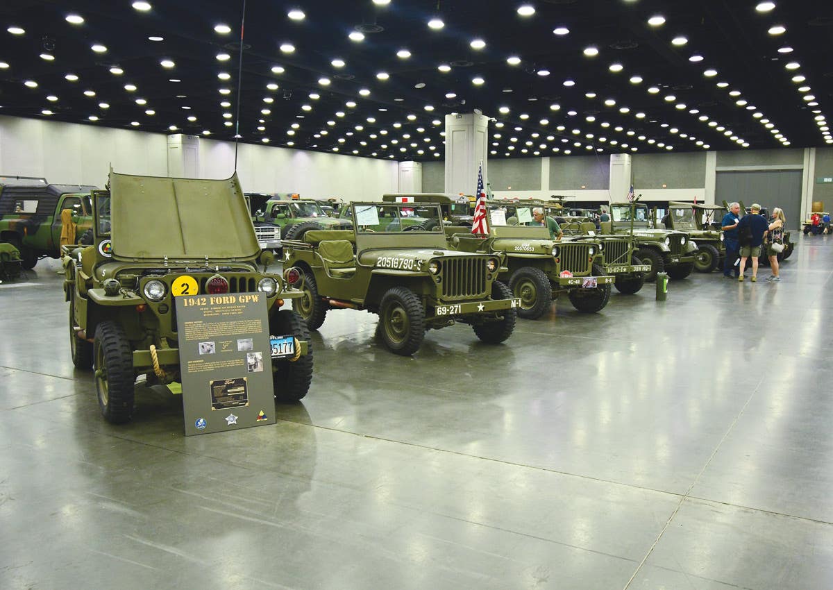 With 22 wartime Jeeps, two GPAs, and a Jeep Tug (around 29% of total), it would be fair to say that the 2025 MVPA Convention was a Jeep-heavy show.