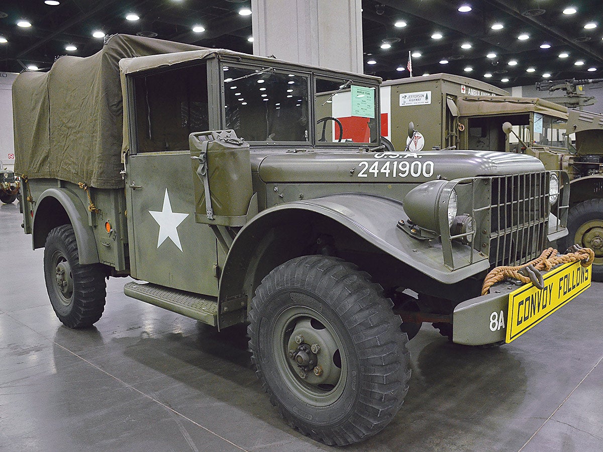 Indiana’s own Mike Lusty drove his 1954 Dodge M37 to the convention.