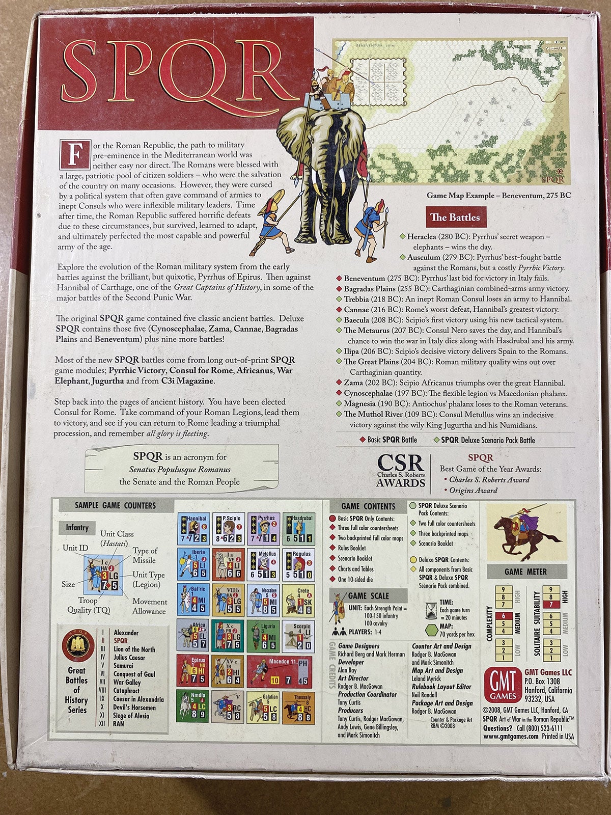 'SPQR' showcased the Republican Roman war machine.