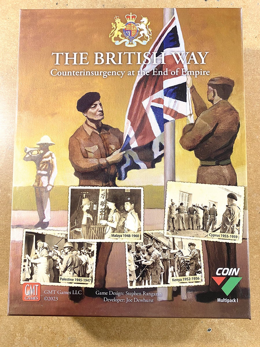 “The British Way” is one of the latest COIN games published by GMT.