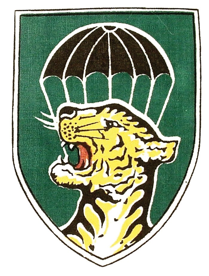 The SSI or pocket patch of the Civilian Irregular Defense Group (CIDG).