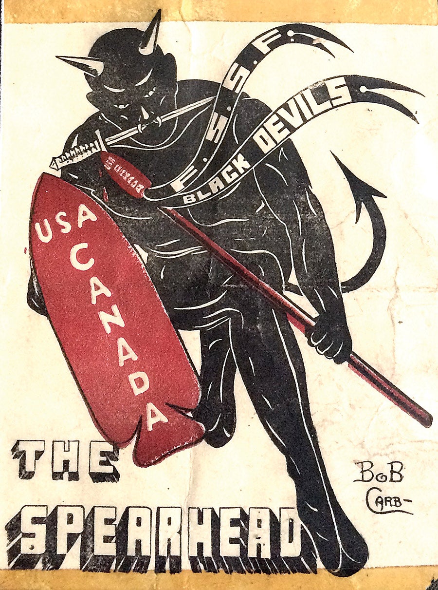 Among all the devil units created during WWII, the Green Devils, Red Devils, etc., the 1st SSF became the Black Devils.