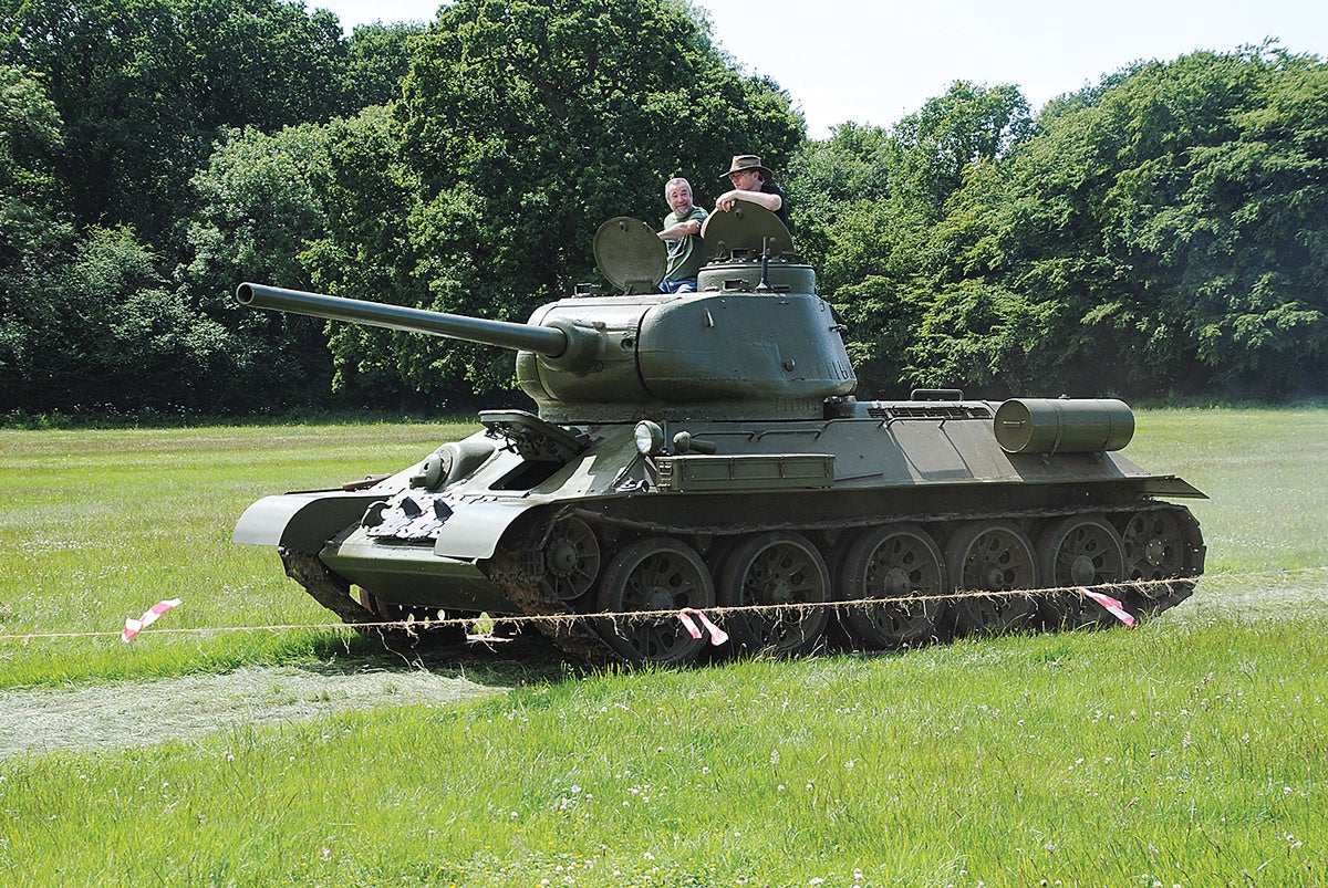 The appearance of the Russian T-34 tank was a surprise for everybody.
