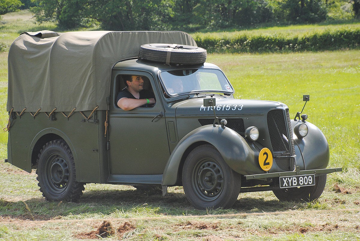 The Morris 10 Utility, or “Tilly”, was a lightweight vehicle used for deliveries and as liaison vehicles especially by the Home Guard units