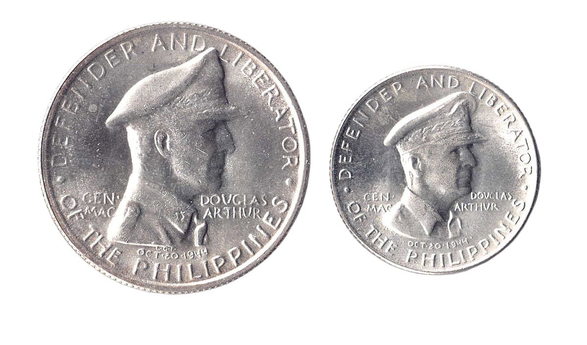 More than 80 years after liberation, Douglas MacArthur is still revered by the people of The Philippines as evidenced by this 1947 one peso coin. Just 100,000 coins were struck in .800 fine silver.