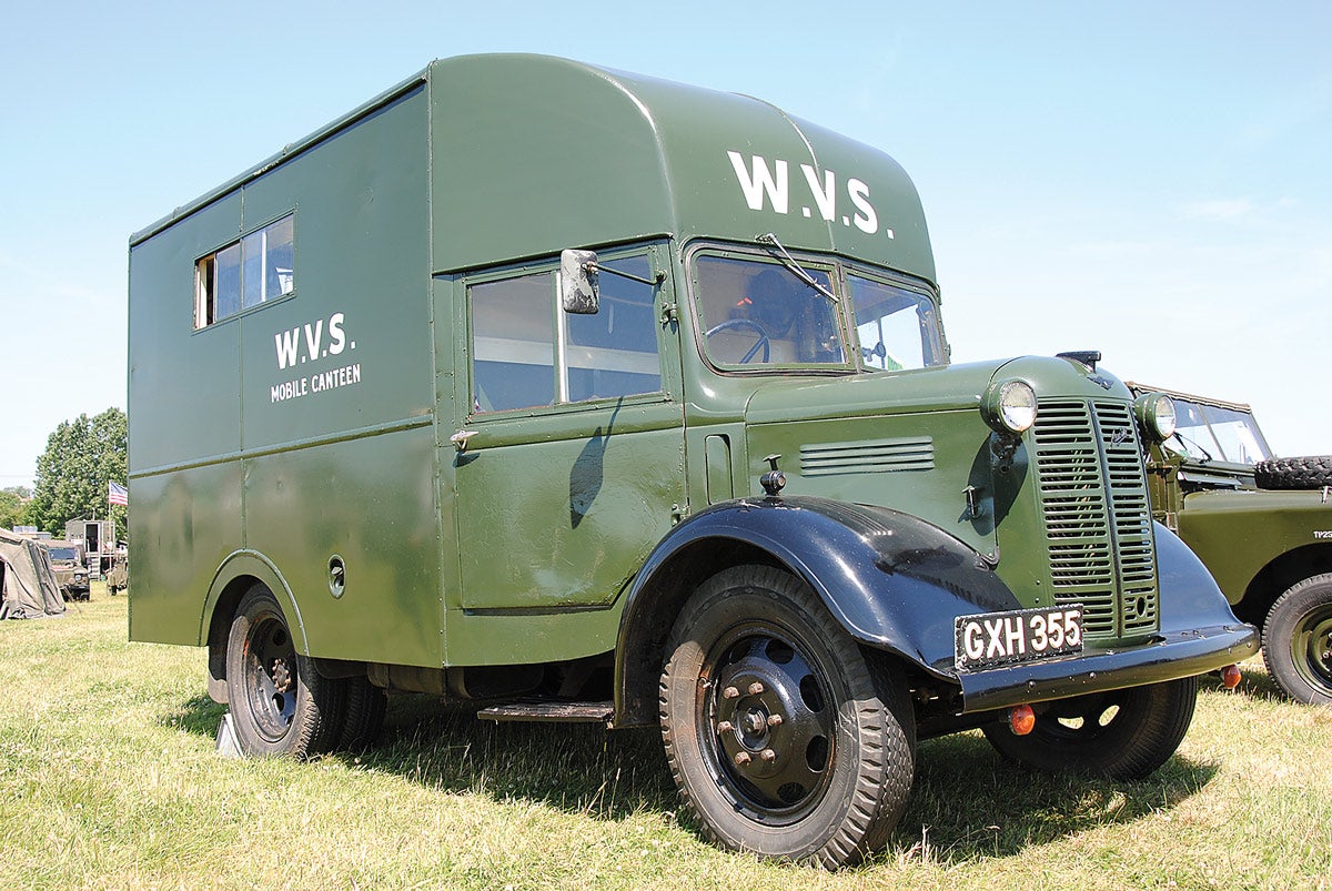 This Austin A2 van from 1943 has been used in many roles, and its popularity soared when it became a WVS mobile canteen!