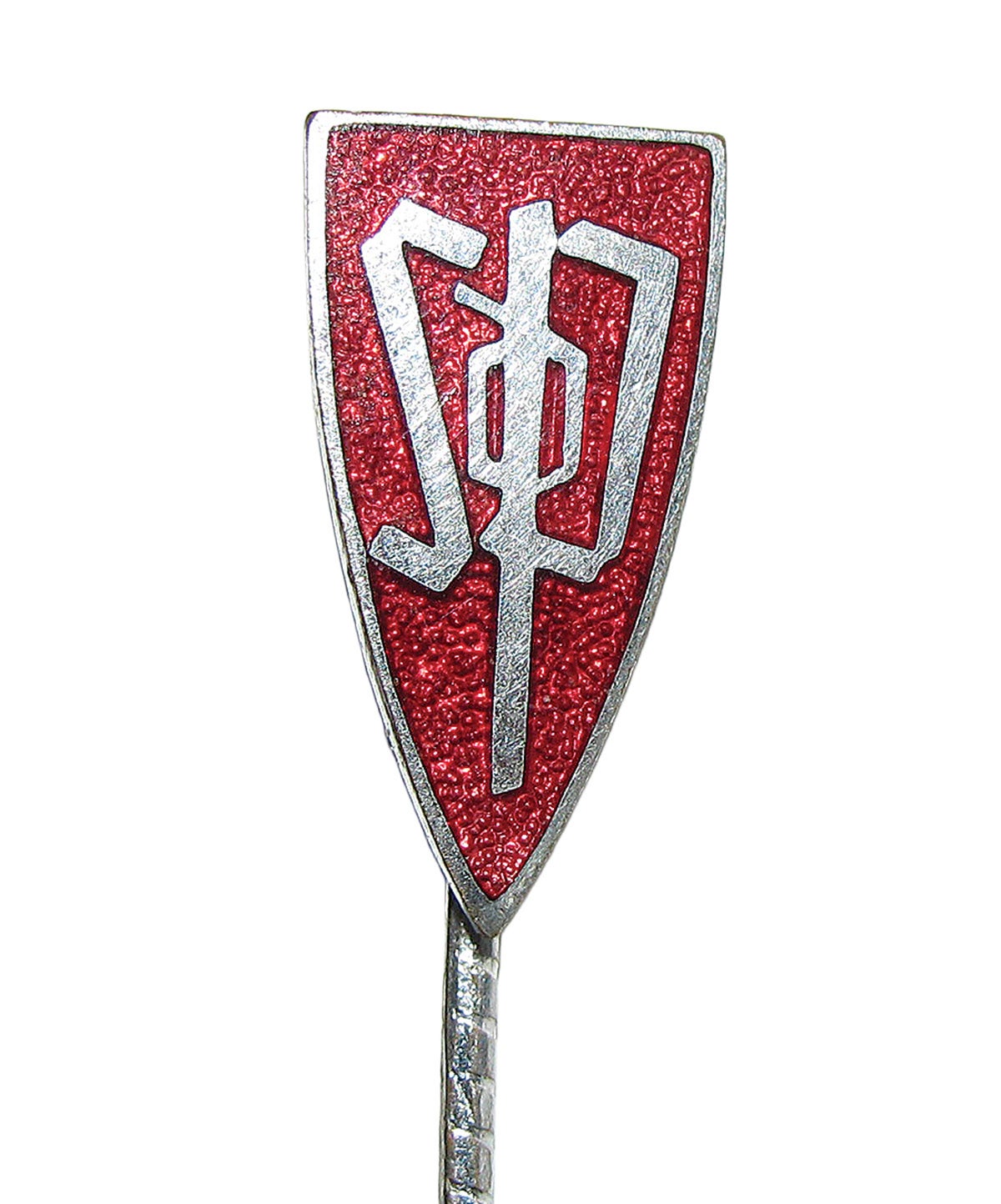 A standard enamel stickpin showing membership in the SDP.