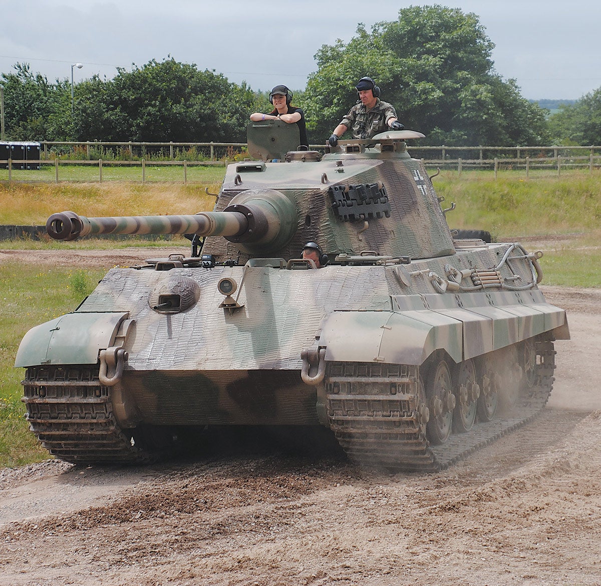 As well as its main armament the King Tiger also carried two MG 34 as secondary weapons for close defense with 5,850 rounds of ammunition carried. One machine gun was mounted in the glacis plate and the other would be mounted on the roof of the turret.