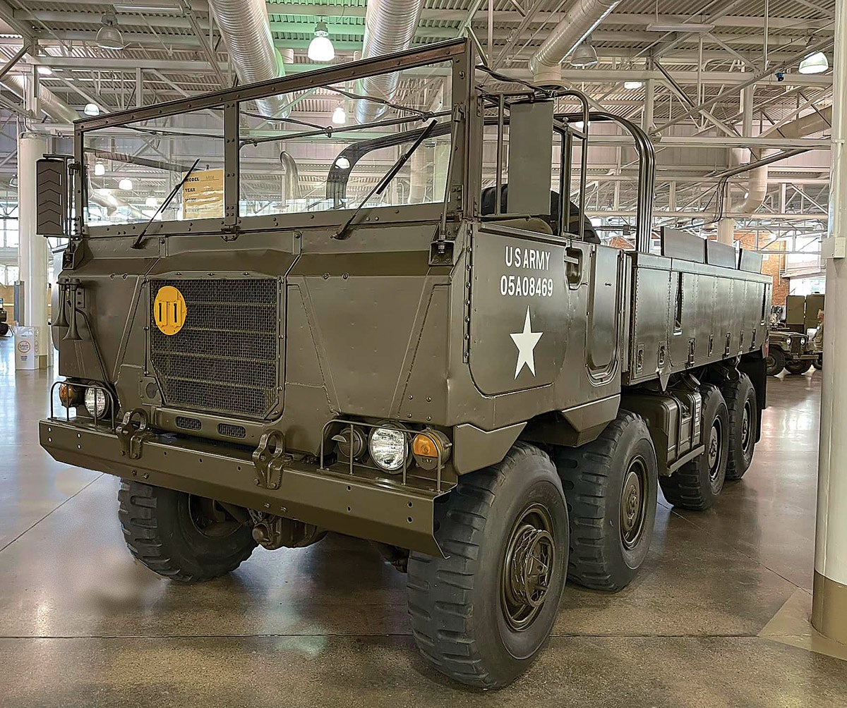 Multifuel engines were used in the M656 8x8 amphibious truck.