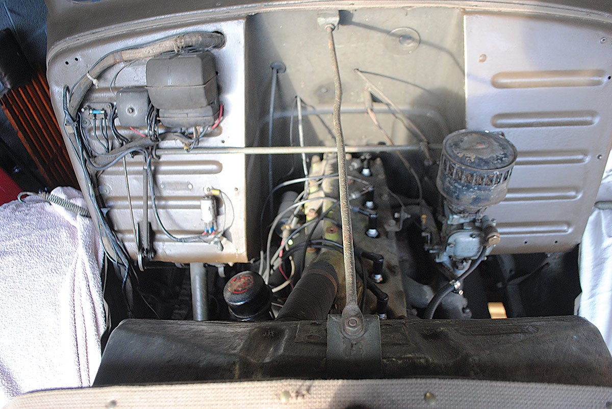 The engine is deceptive in size; it produces 66 bhp and is capable of speeds up to 45 mph.