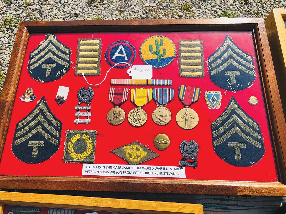 A fine named WWII military collection of a Pittsburgh Veteran offered for sale.