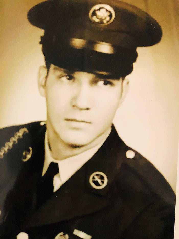 Pittsburgh native Mark Ward Sutton served in Vietnam in 1967-1968. Above is a nice example of the many trays of military collectibles and great variety in the Sutton family collection.