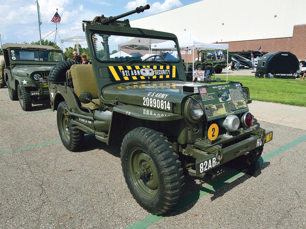Jim Reuter, from Shelby Twp., Mich, brought his very clean 1951 Willys M38 to the Ground Vehicle Engineering & Technology Symposium. Reuter’s Willys was part of a contingent of MVs from the Military Vehicle Collectos Club of Michigan (MVCCMI).