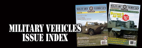 Military Vehicle Magazine Index, No. 1 - No. 160
