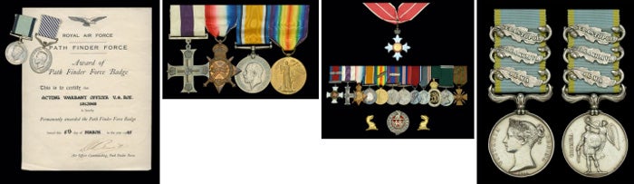 Flying medals awarded to young rear gunner sells for £40,000
